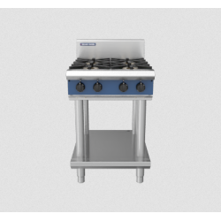 Blue Seal Evolution Series G514D-LS - 600mm Gas Cooktop - Leg Stand