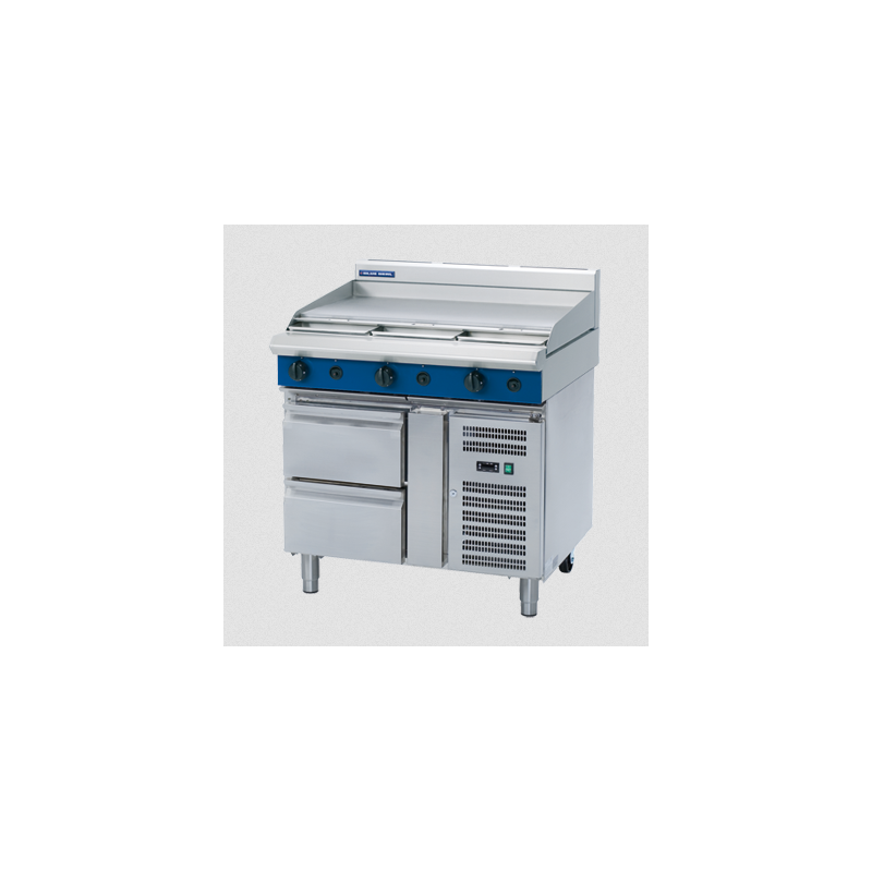 Blue Seal Evolution Series G516A-RB - 900mm Gas Cooktop Refrigerated Base