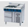Blue Seal Evolution Series G516C-RB - 900mm Gas Cooktop Refrigerated Base