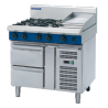 Blue Seal Evolution Series G518C-RB - 1200mm Gas Cooktop Refrigerated Base