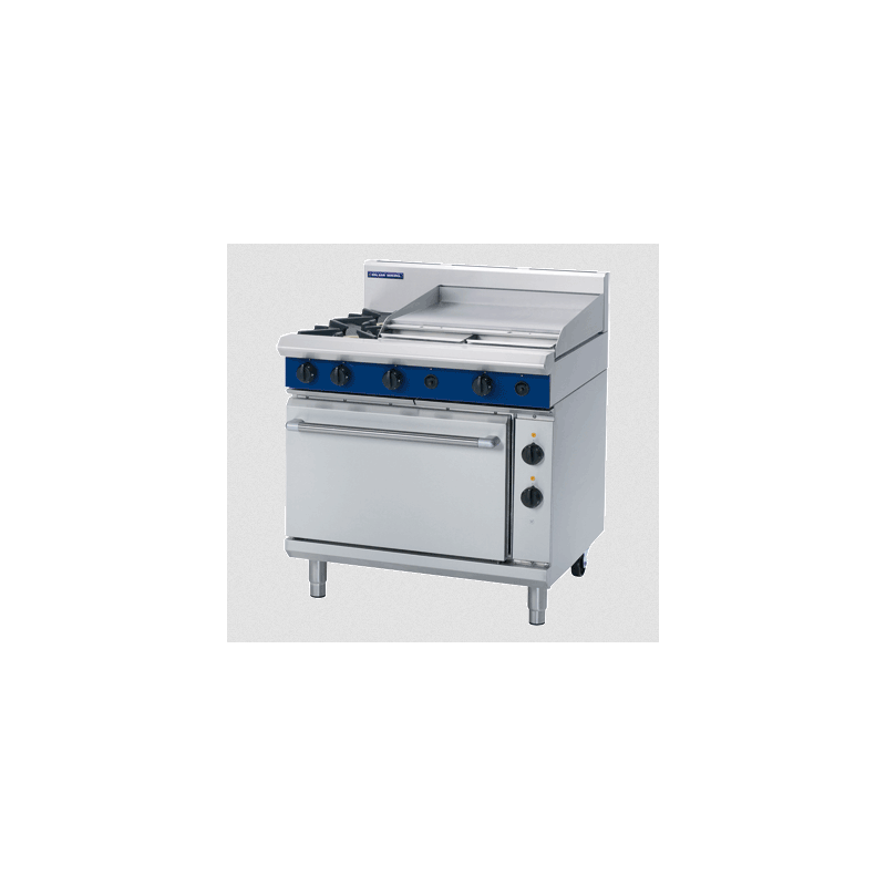 Blue Seal Evolution Series GE506B - 900mm Gas Range Electric Static Oven