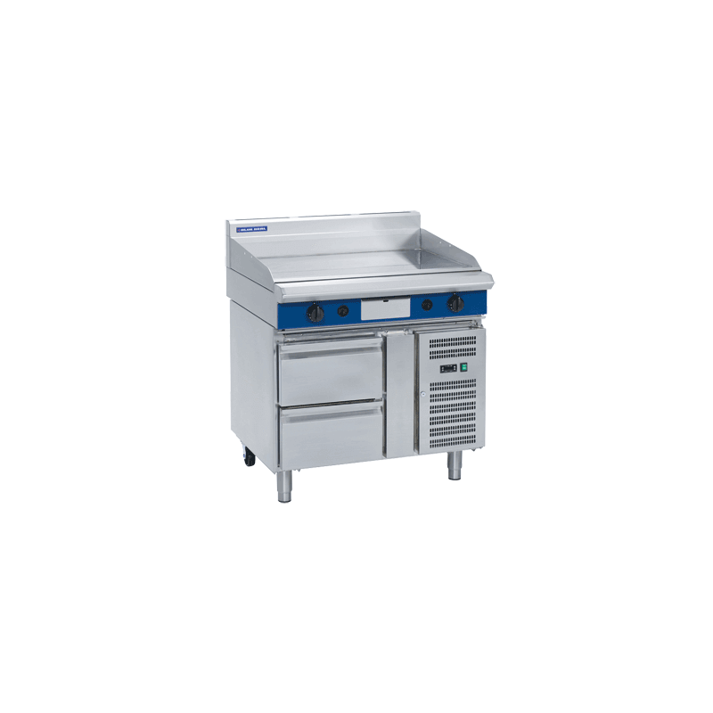 Blue Seal Evolution Series GP518-RB - 1200mm Gas Griddle Refrigerated Base