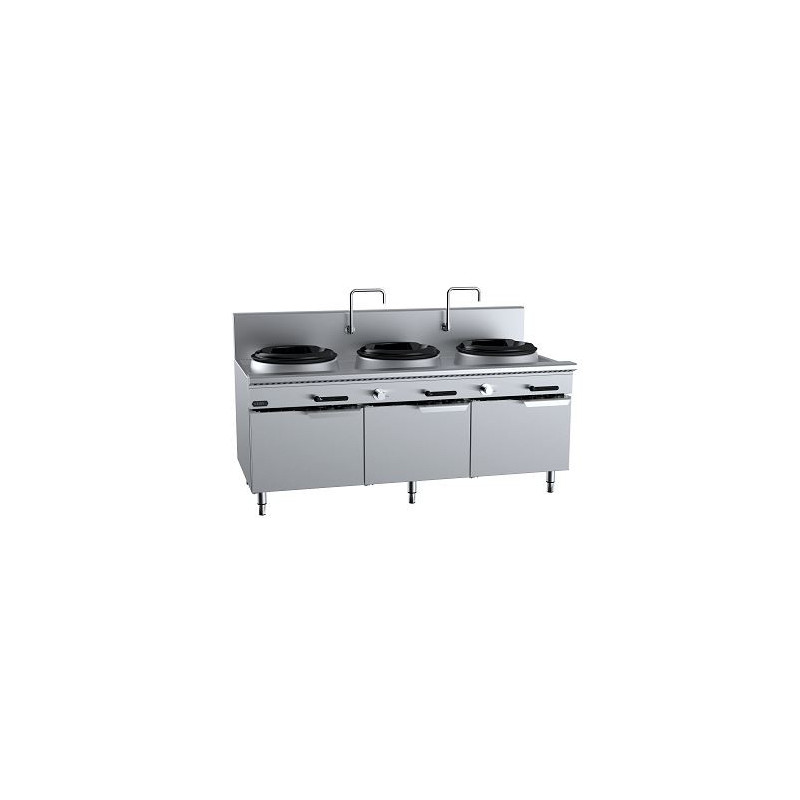 B+S COMMERCIAL KITCHENS - Verro WATERLESS WOK TABLE-VUFWWD-3