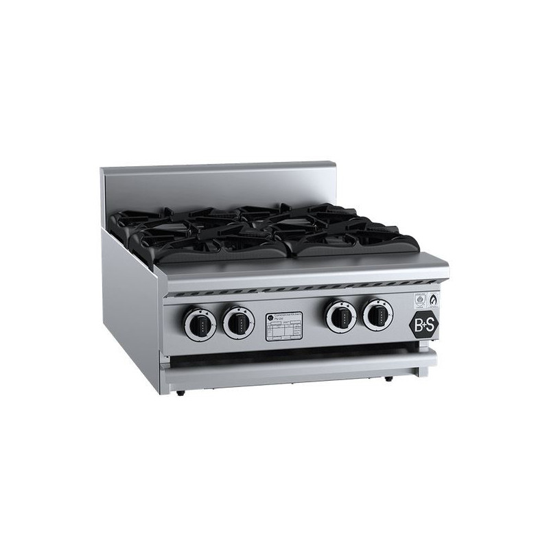 B+S COMMERCIAL KITCHENS - B+S Black Boiling Tops-BT-SB4BM