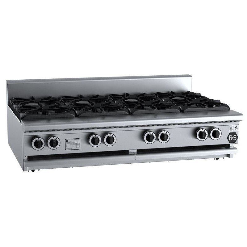 B+S COMMERCIAL KITCHENS - B+S Black Boiling Tops-BT-SB8BM