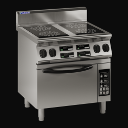 Luus ER7-4B 4 Zone Induction Cooktop with Oven