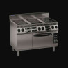 Luus ER7-6B 6 Zone Induction Cooktop with Oven