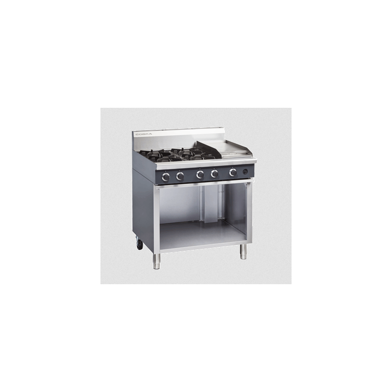 Cobra C9C - 900mm Four Burner / Griddle Gas Cooktop