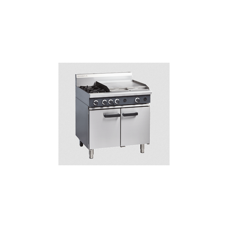 Cobra CR9B - 900mm Two Burner / Griddle Gas Range Static Oven