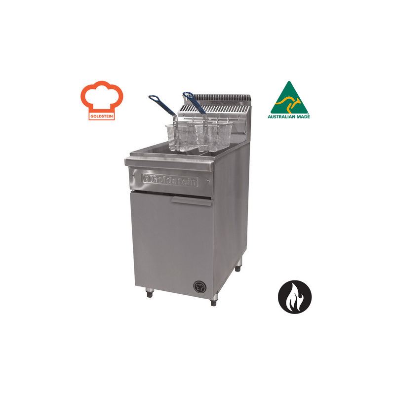 Goldstein VFGTL Split Pan Double Basket Deep Fryer