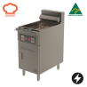 Goldstein FRET18DL Split Pan Double Basket Electric Deep Fryer