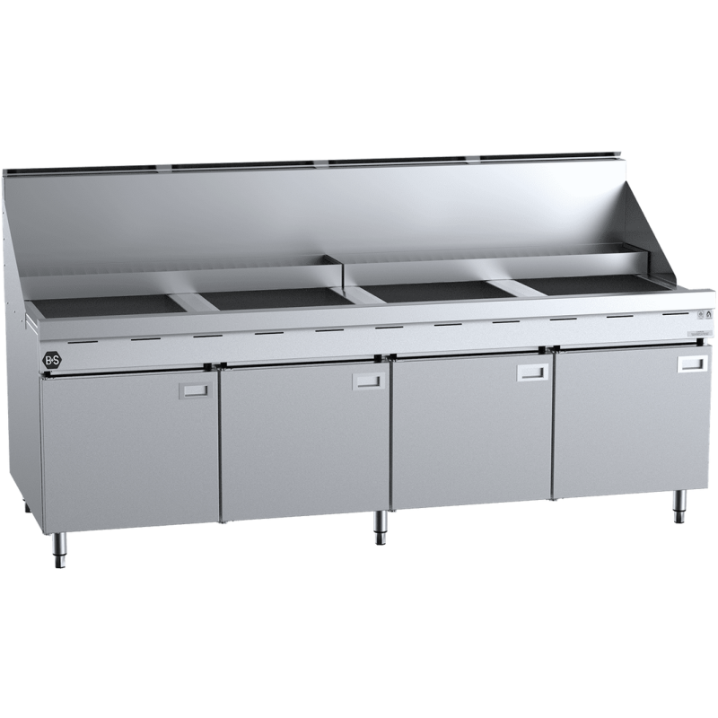 B+S COMMERCIAL KITCHENS - THREE PAN RAPID FRYER-RF-4 