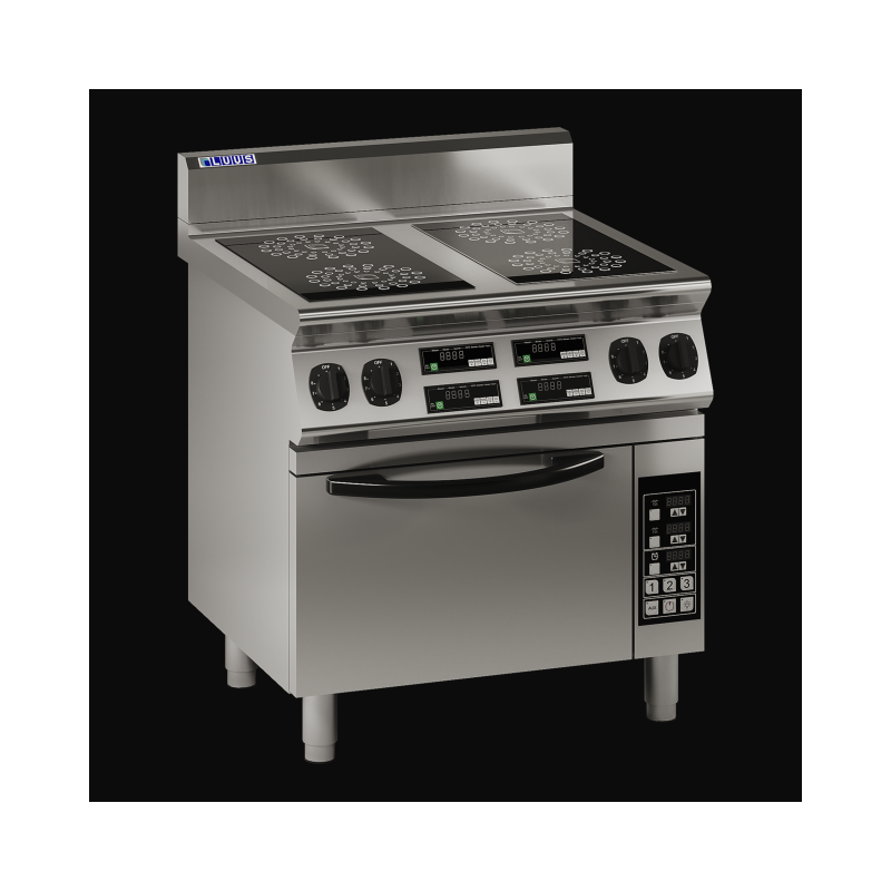 Luus ER7-4B 4 Zone Induction Cooktop with Oven