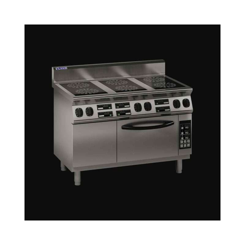 Luus ER7-6B 6 Zone Induction Cooktop with Oven