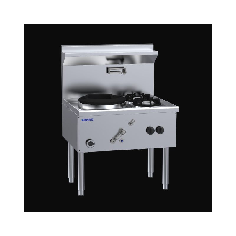 Luus WZ-1C2B Single Hole Two Burner Waterless Wok