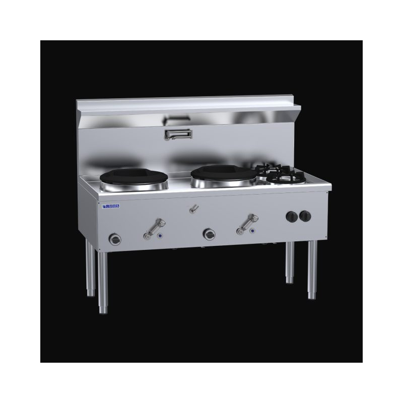 Luus WZ-2C2B Two Hole Two Burner Waterless Wok
