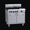 Luus RS-4B3C 4 Burner 300mm Chargrill with Static Oven