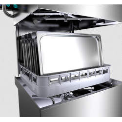 Washtech ALC - Premium Fully Insulated Passthrough Dishwasher with Heat Condensing Unit - 500mm Rack