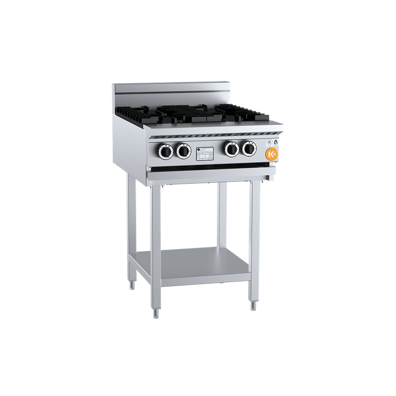 B+S COMMERCIAL KITCHENS - K+ Four Burner Boiling Top-KBT-SB4