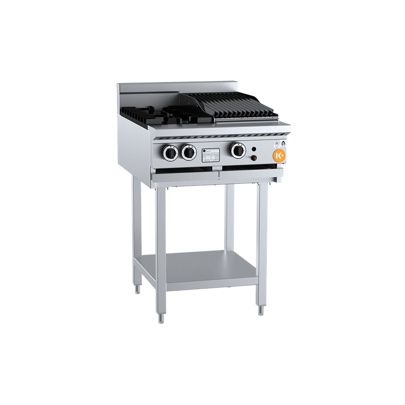 B+S COMMERCIAL KITCHENS - K+ Cook Top-KBT-SB2-CBR3