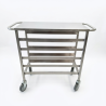 Used Stainless Steel 5 Tray Service Trolley - ST26UK280