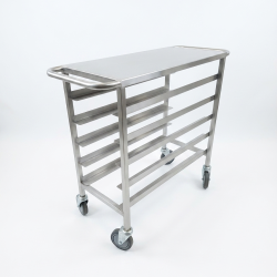 Used Stainless Steel 5 Tray Service Trolley - ST26UK280