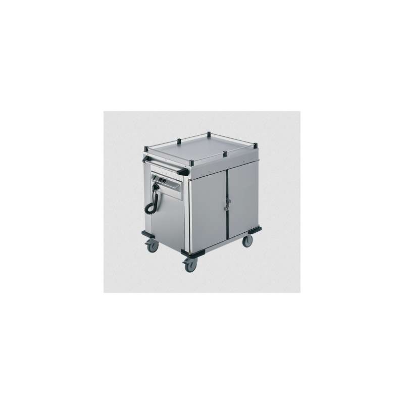 Rieber NORM-II-0 - 2 x Heated Cabinets Mobile Food Transport Trolley