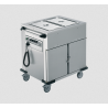 Rieber NORM-II-2 - Bain Marie Top 2 x Heated Cabinets Mobile Food Transport Trolley
