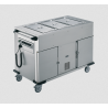 Rieber NORM-III-1-1K - Bain Marie Top 1 x Heated Cabinet 1 x Refrigerated Cabinet Mobile Food Transport Trolley