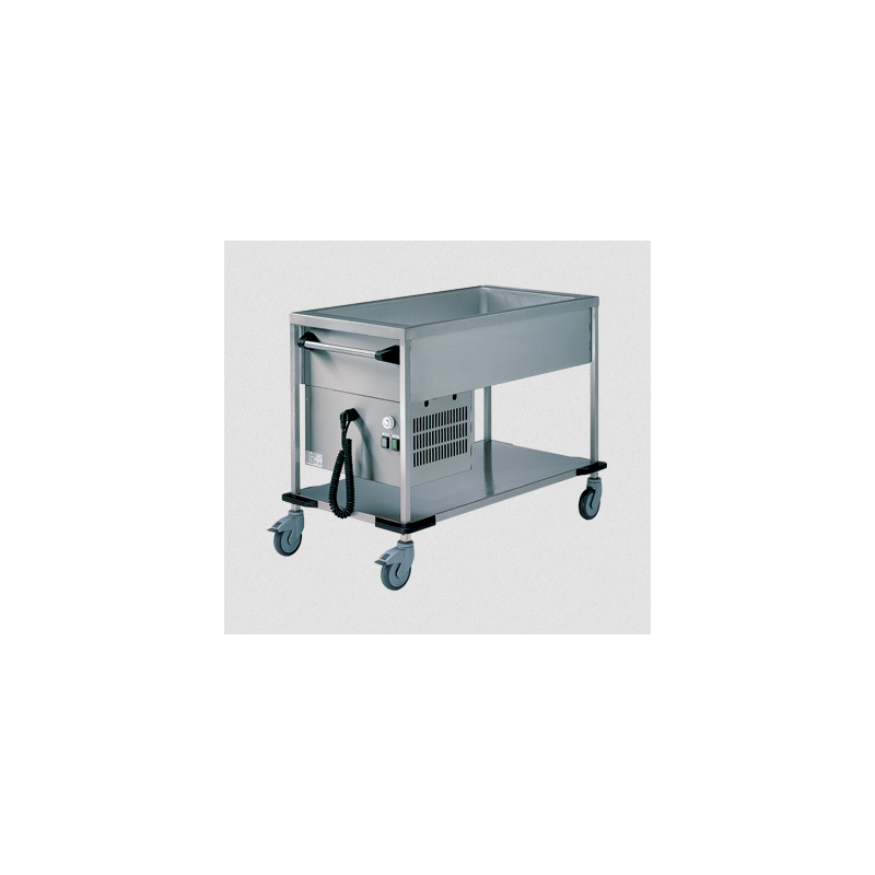 Rieber ZUB 2-K - 2 x 1/1 GN Delivery Trolley - Cooled
