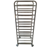 Used Stainless Steel 12 Tray Serving Trolley - ST26UK281