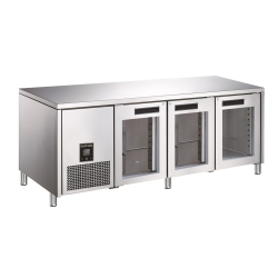 Glacian BCG61885 3 Door Slimline Fridge 660 Deep Glass Doors