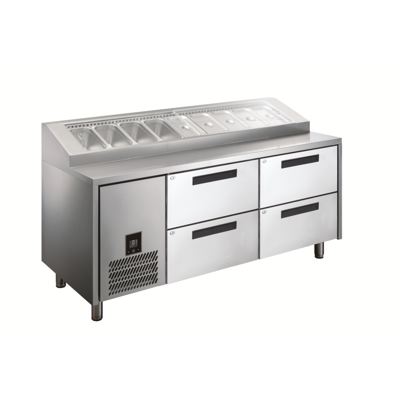 Glacian HPB1815DD Pizza Prep With Doors