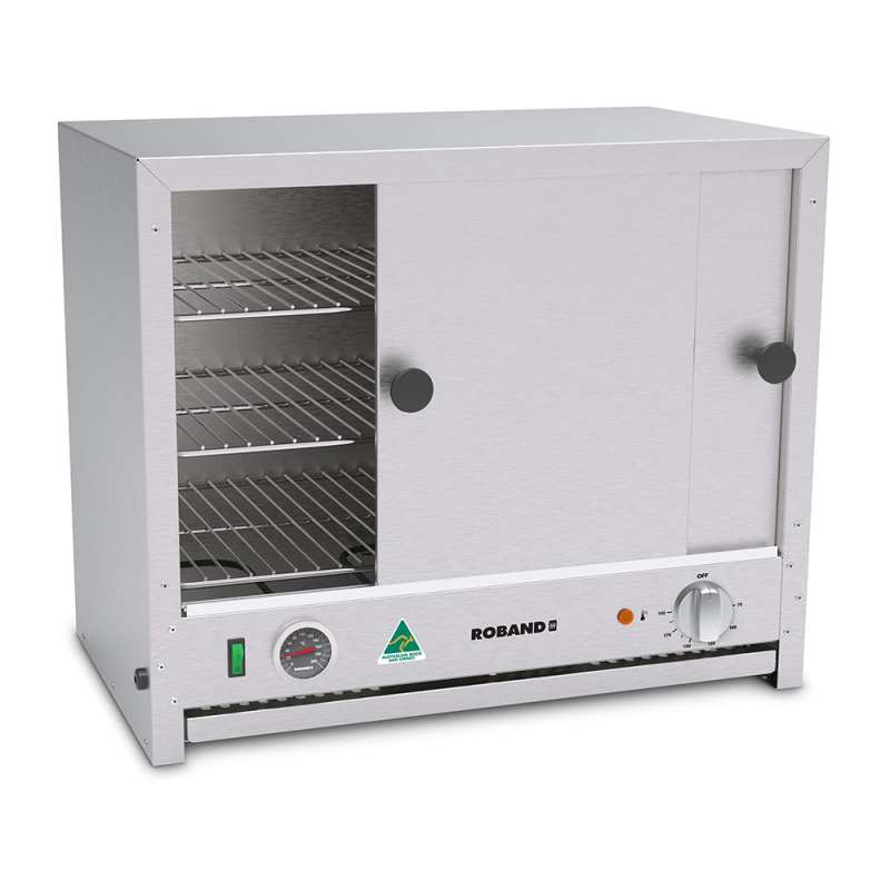 Roband 83DT Hammertone Finish Pie Warmer with sliding door, 40 pies