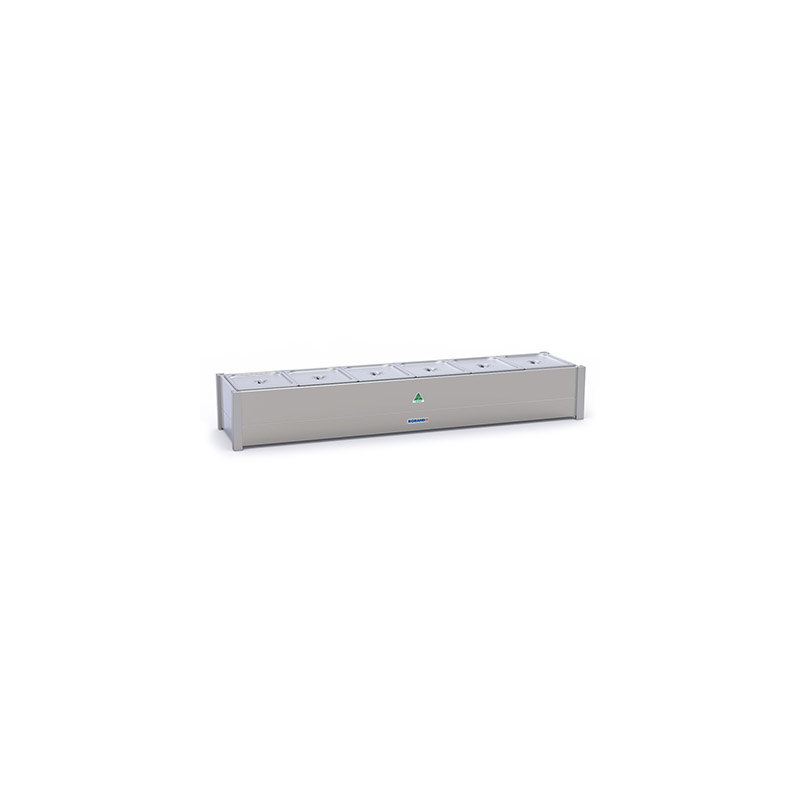 Roband BM16A   Hot Bain Marie 6 x 1/2 size pans, single row