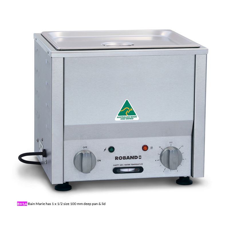 Roband BM1A   Counter Top Bain Marie 1/2 size 100mm pan