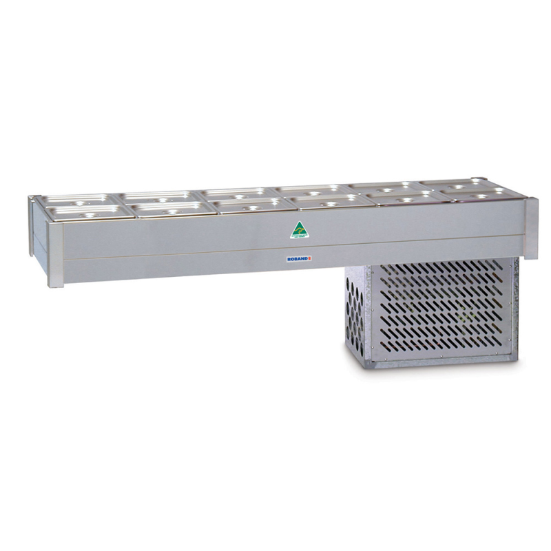 Roband BR26   Refrigerated Bain Marie 12 x 1/2 size, pans not included, double row