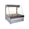 Roband C22   Curved Glass Hot Food Display Bar, 4 pans double row