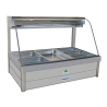 Roband CFX23RD   Curved Glass Refrigerated Display Bar - Piped and Foamed only (no motor), 6 pans