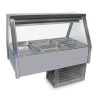Roband ERX26RD   Straight Glass Refrigerated Display Bar, 12 pans