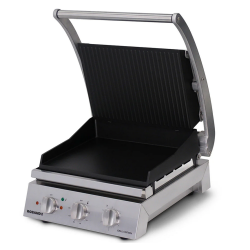 Roband GSA610RT   Grill Station 6 slice, non stick with ribbed top plate, 9.6 Amp