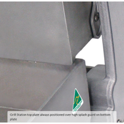 Roband GSA610S   Grill Station 6 slice, smooth plates, 9.6 Amp