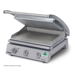 Roband GSA815S   Grill Station 8 slice, smooth plates, 13 Amp