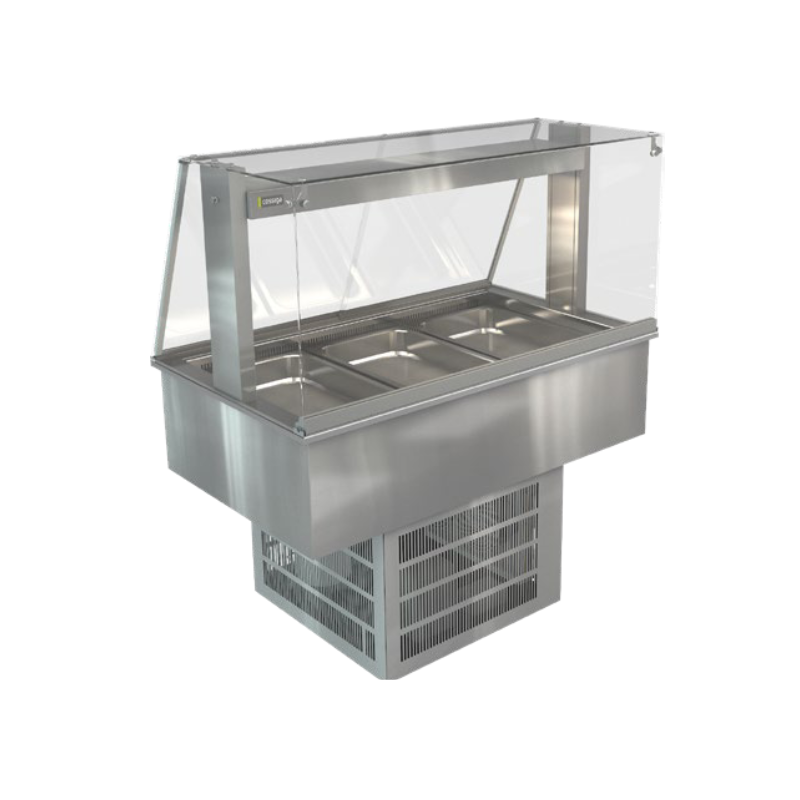 COSSIGA - COUNTERTOP COLD DISPLAY FRIDGE - LSRF3-FS