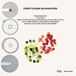 Robot Coupe Dice Equipment - 8 x 8 x 8 mm - Essential Series