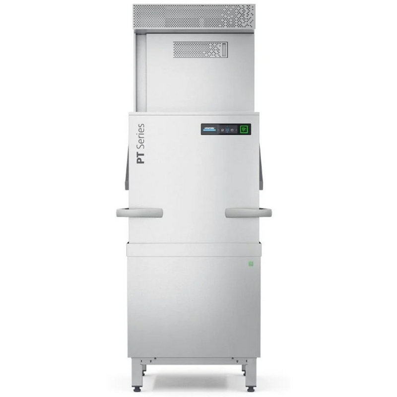 Winterhalter PT-XL Energyplus Wide body tall wash chamber pass through warewasher with integrated exhaust heat recovery