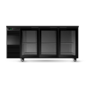 Skope BB.3.GSW BackBar 3 Glass Swing Door Fridge