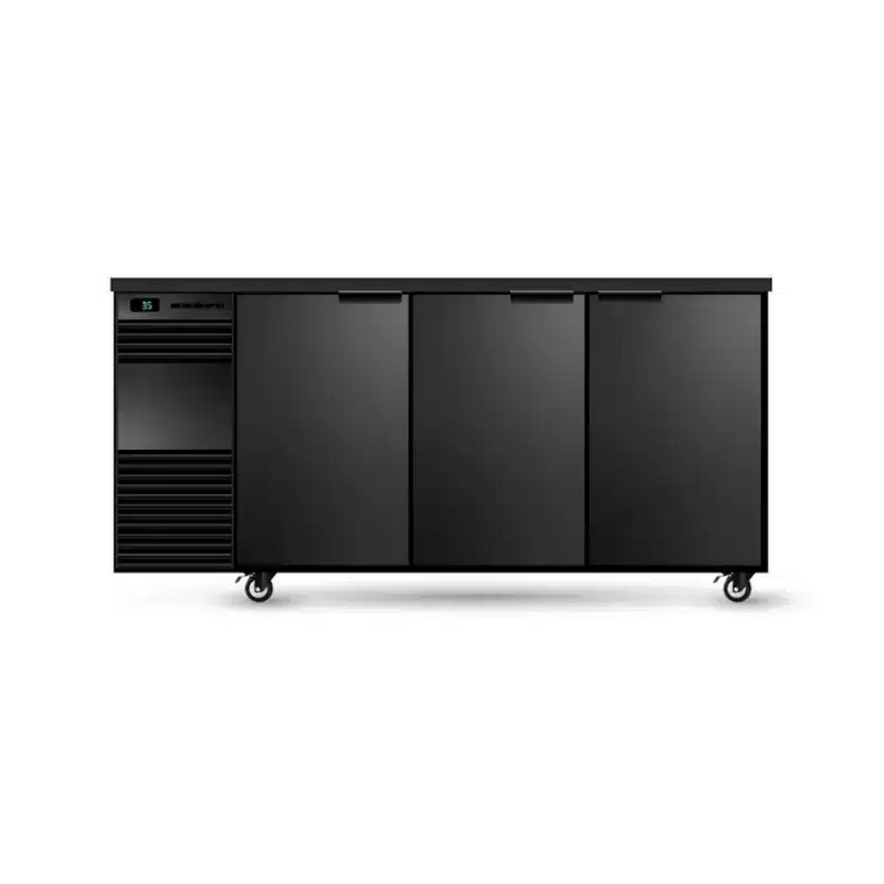 Skope BB.3.SSW BackBar 3 Solid Swing Door Fridge