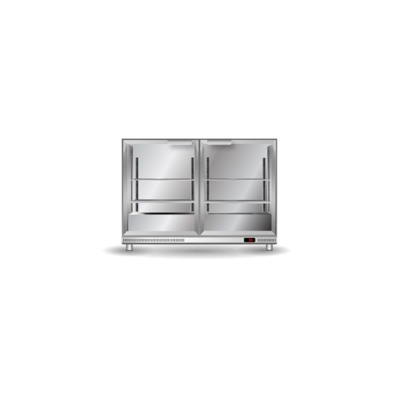 Skope BC.2.GSW Two Glass Door Bar Cooler