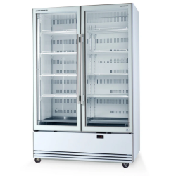 Skope BME1200N-A 2 Glass Door Display or Storage Fridge